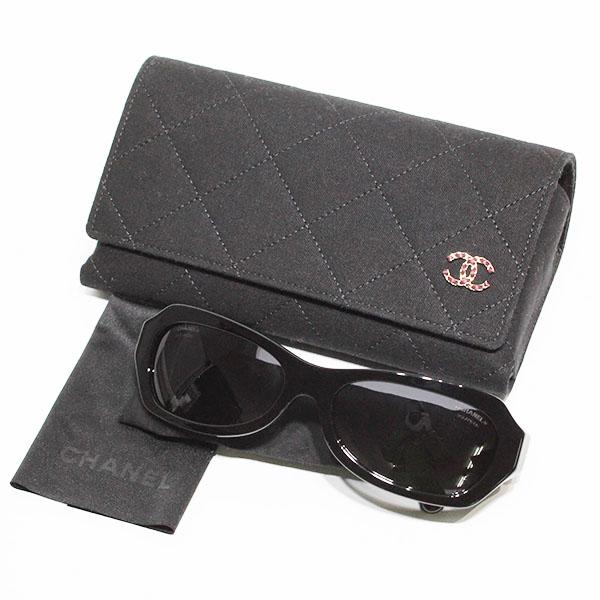 シャネルグレー系グラデーションサングラス CHANEL（シャネル） レクタングル シェイプ アイウェア サングラス