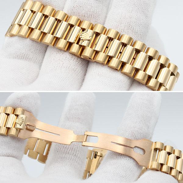 デイデイト ロレックス ROLEX 18348A ダイヤベゼル K18YG メンズ腕時計