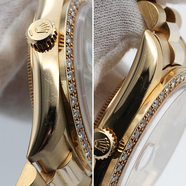 デイデイト ロレックス ROLEX 18348A ダイヤベゼル K18YG 自動巻き