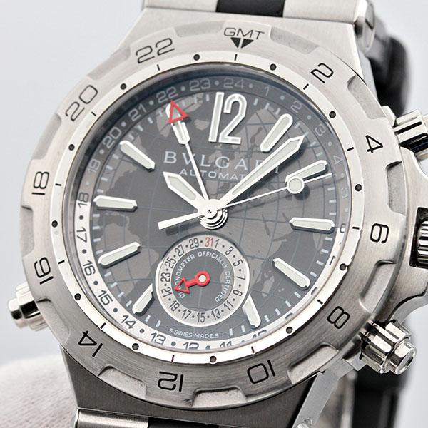 ディアゴノ ブルガリ BVLGARI ディアゴノプロフェッショナル DP42S GMT