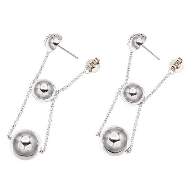 Tiffany & Co. ハードウェアトリプルドロップピアス　シルバー Tiffany HardWear ティファニー TIFFANY&Co. ハードウェア トリプル