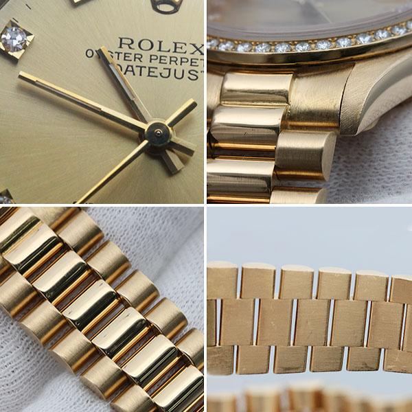 ROLEX ロレックス 69258G デイトジャスト ベゼル 10P ダイヤモンド 腕時計 K18YG K18YG ダイヤモンド レディース [中古] ロレックス69258を購入する | Chrono24