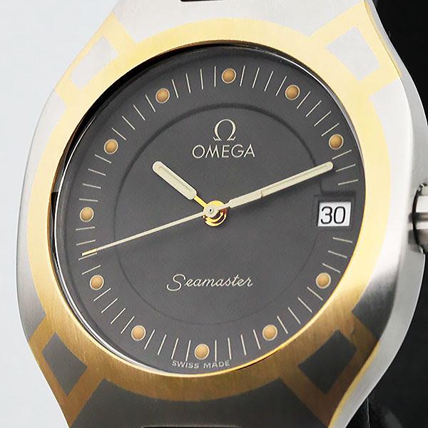 SEAMASTER オメガ OMEGA シーマスター ポラリス グレー文字盤 SS/YG