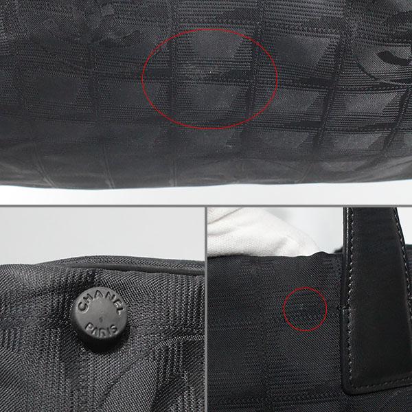 ニュートラベルライン シャネル CHANEL トートMM A15991 黒 ブラック