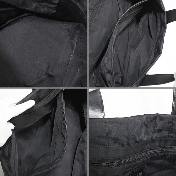 ニュートラベルライン シャネル CHANEL トートMM A15991 黒 ブラック 