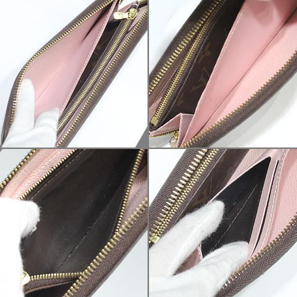 ルイヴィトン モノグラム クレマンス ローズ ジッピーウォレット M61298 クレマンス ルイ・ヴィトン LOUIS VUITTON モノグラム ポルトフォイユ