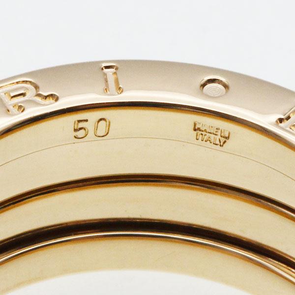 ブルガリ BVLGARI ビー・ゼロワン リング #50 K18YG 9.2g レディース 中古 正規品 18金 750 イエローゴールド ジュエリー_4