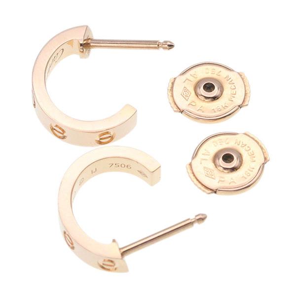 LOVE（Cartier） カルティエ Cartier ミニラブ ピアス K18PG 3.4g