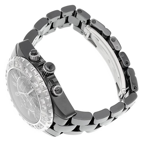 J12 シャネル CHANEL ブラック文字盤 ブラックセラミック/SS アフター