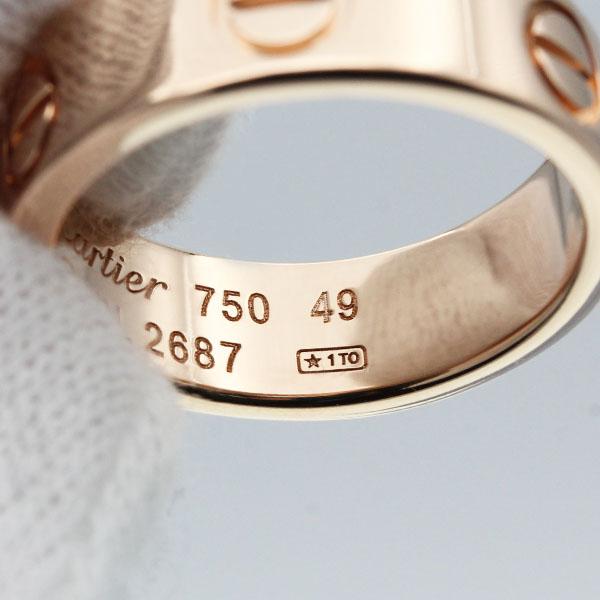 LOVE（Cartier） 新品仕上げ カルティエ Cartier ラブ リング #49