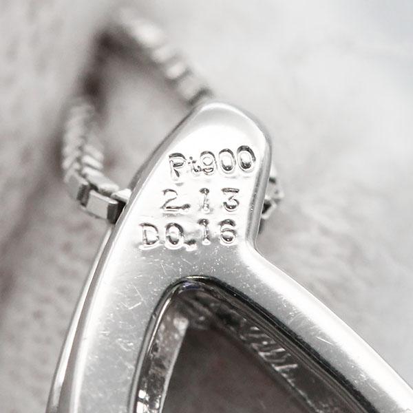 プラチナ タンザナイト ダイヤモンド スライドチェーン ネックレス 50cm TZ2.13ct D0.18ct PT850/900 6.9g レディース ソーティング 中古_4