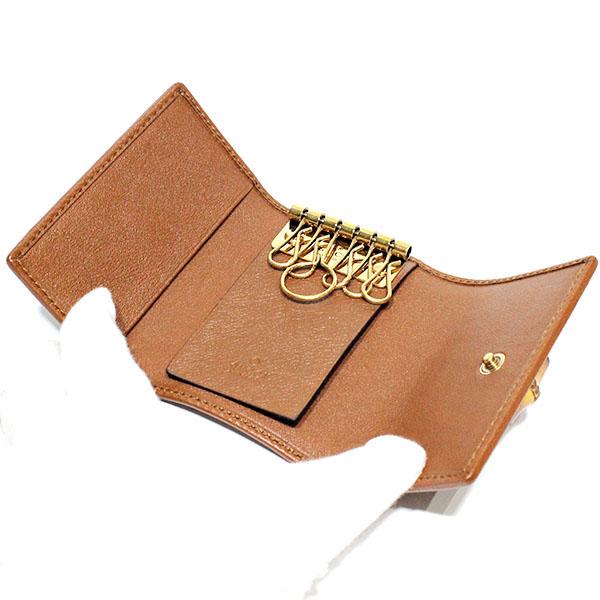 バンブー グッチ GUCCI ダイアナ DIANA 6連 キーケース 658636 レザー