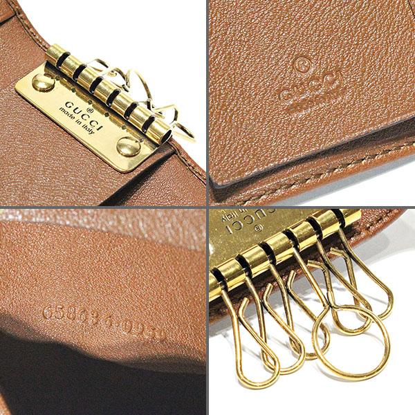 バンブー グッチ GUCCI ダイアナ DIANA 6連 キーケース 658636 レザー