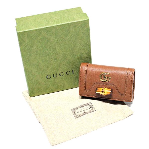 バンブー グッチ GUCCI ダイアナ DIANA 6連 キーケース 658636 レザー