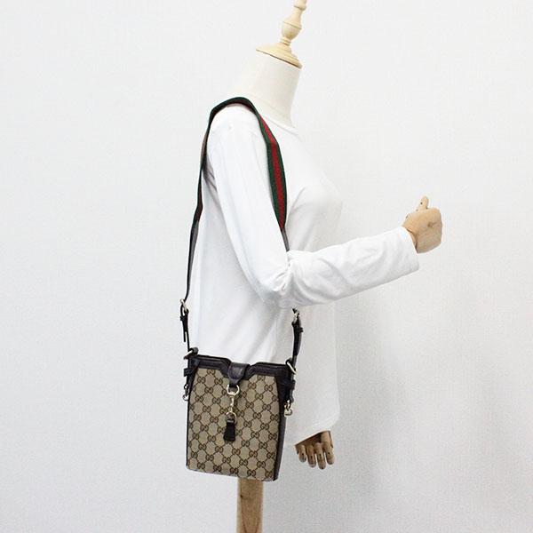 GUCCI（グッチ） 未使用 GUCCI GGシャドウ ミニバケット キャンバス