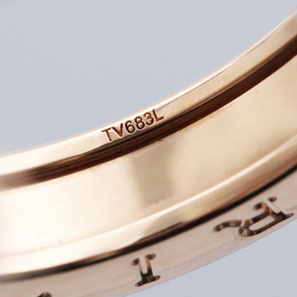 ブルガリ BVLGARI ビー・ゼロワン リング K18PG #57 8.2g メンズ レディース 中古 正規品 18金 750 ゴールド アクセサリー ジュエリー_5