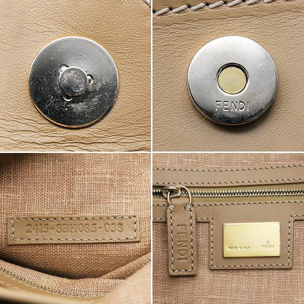 FENDI（フェンディ） FENDI 8BH085 トートバッグ ズッカ ブラウン