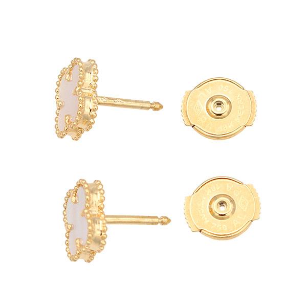 VC&A スウィート アルハンブラ ピアス VCARA44800 美品 アルハンブラ ヴァンクリーフ&アーペル Van Cleef & Arpels スウィート