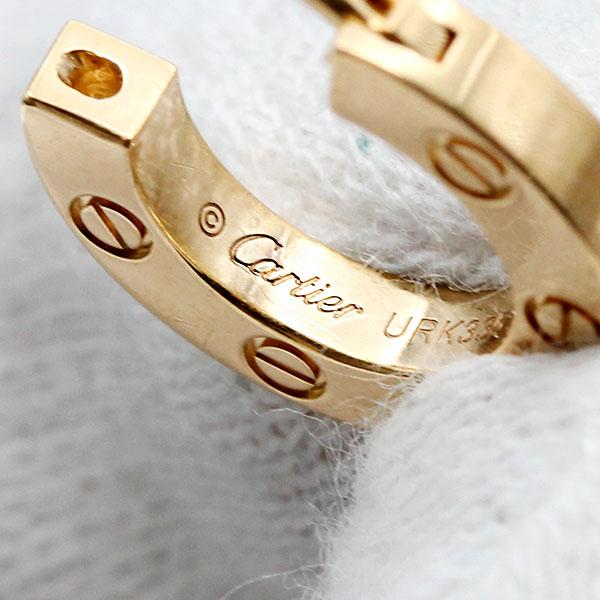LOVE（Cartier） カルティエ Cartier ラブ ピアス B8301423 K18YG 1.5g