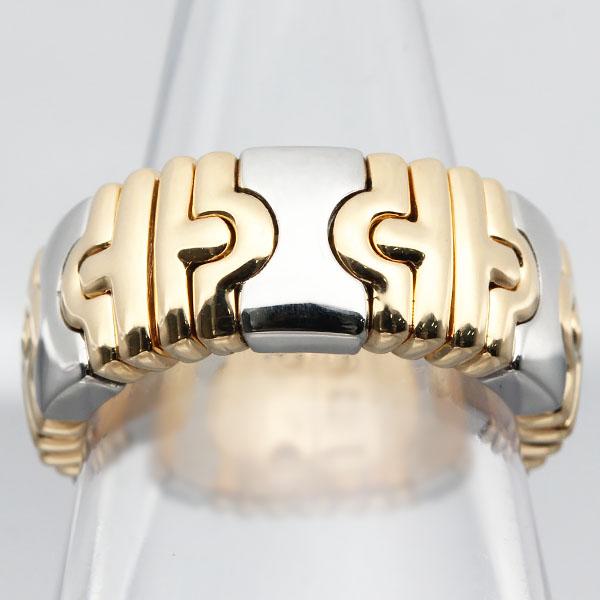 パレンテシ ブルガリ BVLGARI リング K18YG SS 13号 12.1g レディース 