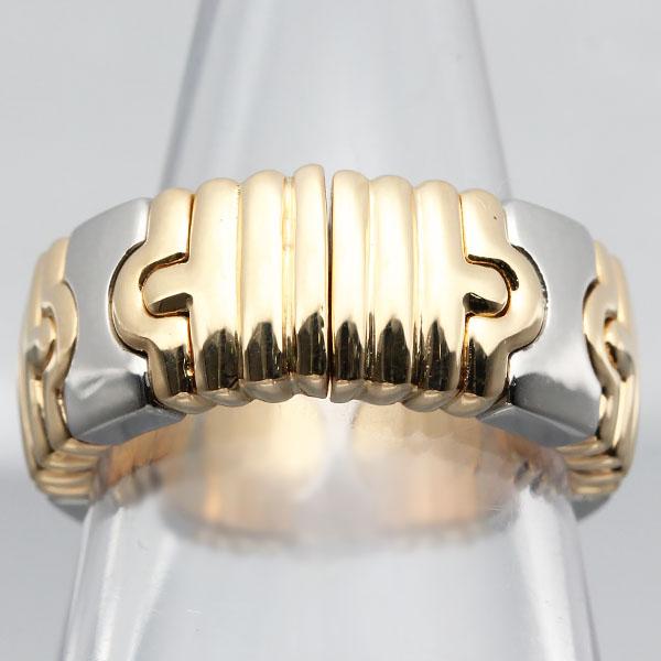 パレンテシ ブルガリ BVLGARI リング K18YG SS 13号 12.1g レディース