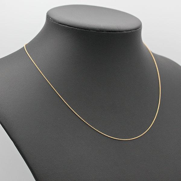 Tiffany & Co. 18K ゴールド チェーン ネックレス 約46CM TIFFANY&Co.（ティファニー） チェーン ネックレス 46cm K18YG 1.8g