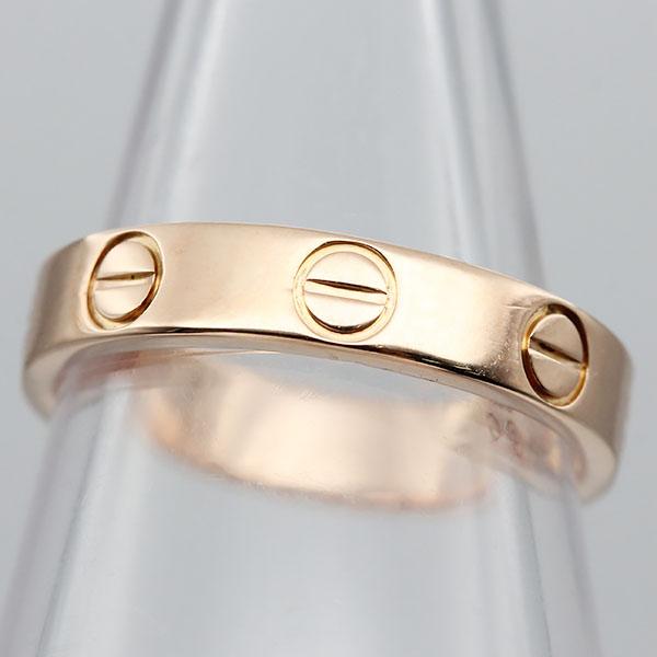 LOVE（Cartier） カルティエ Cartier ミニラブ リング K18PG #47 3.4g 