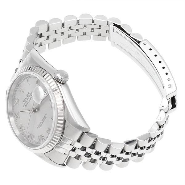 デイトジャスト ロレックス ROLEX 16234 DATEJUST グレー文字盤 SS WG