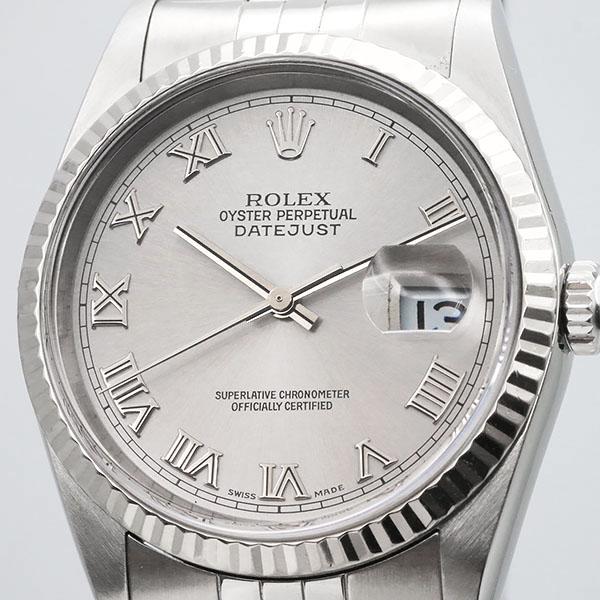 MCワークス エクスプロージョン オリジンエディション826HF カスタムモデル デイトジャスト ロレックス ROLEX 16234 DATEJUST グレー文字盤 SS WG
