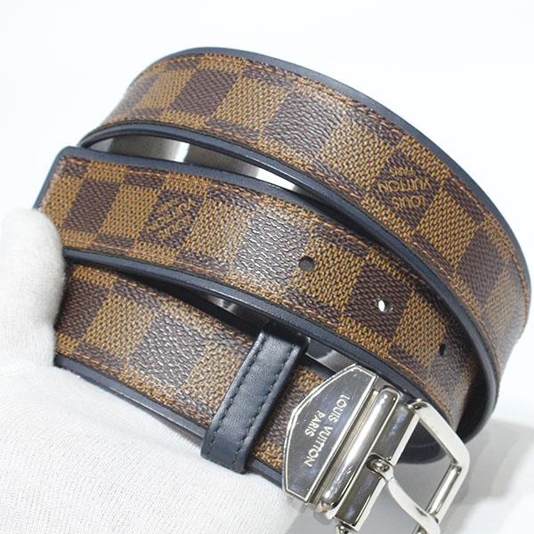 ■未使用■　ルイ・ヴィトン サンチュール シドニー ベルト ダミエ ブラウン #90 M9568 箱 【296277】5 LOUIS VUITTON（ルイ・ヴィトン） ダミエ サンチュール シドニー 90cm