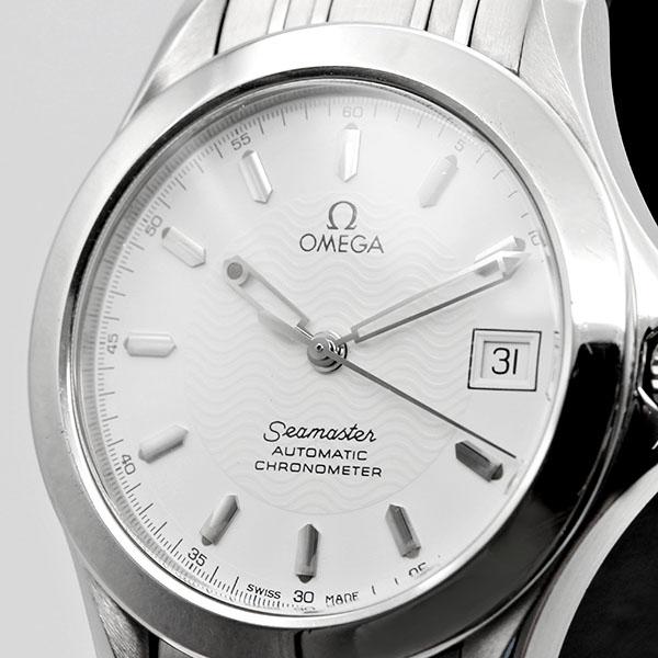 オメガ シーマスター120 2501.21 自動巻クロノメーターホワイト文字盤 SEAMASTER オメガ OMEGA シーマスター 2501.21 ホワイト文字盤 メンズ