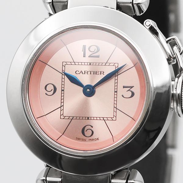 PASHA DE CARTIER カルティエ Cartier ミスパシャ W3140008 ピンク文字