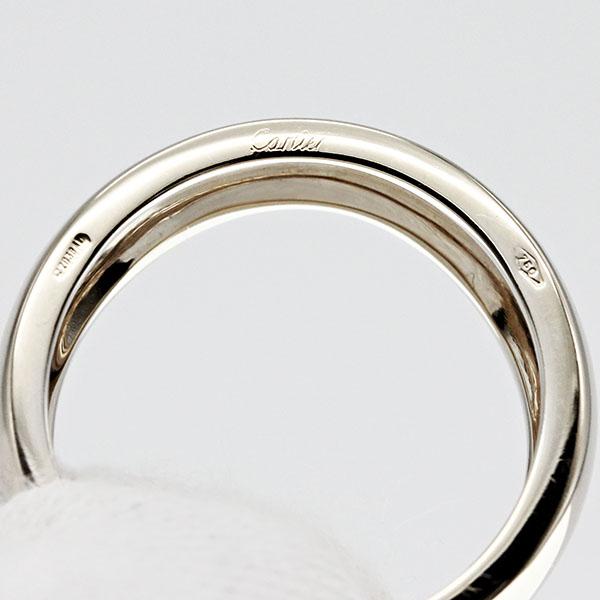 カルティエ Cartier ラブミーリング LM 2連 K18YG/K18WG リング カルティエ Cartier ラブミーリング LM 2連 K18YG/K18WG リング