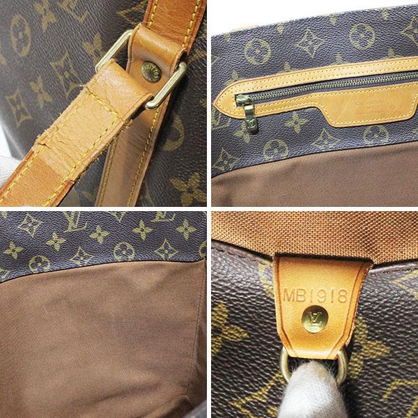 ヴィンテージ ルイヴィトン LOUIS VUITTON モノグラム サックショッピング トートバッグ M51108 ブラウン 茶系 ショルダーバッグ 肩掛け｜marutaki｜06