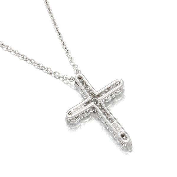 Tiffany & Co. クロスモチーフ ネックレス プラチナ PT TIFFANY&Co.（ティファニー） プラチナ クロスモチーフ ダイヤモンド