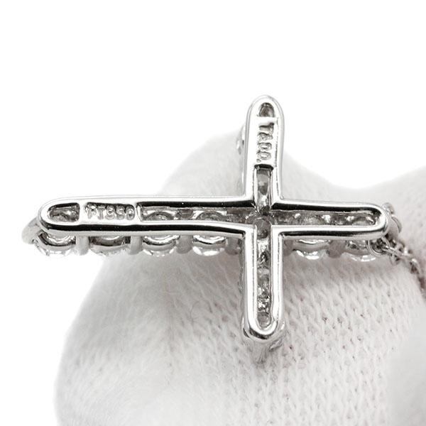 Tiffany & Co. クロスモチーフ ネックレス プラチナ PT TIFFANY&Co.（ティファニー） プラチナ クロスモチーフ ダイヤモンド