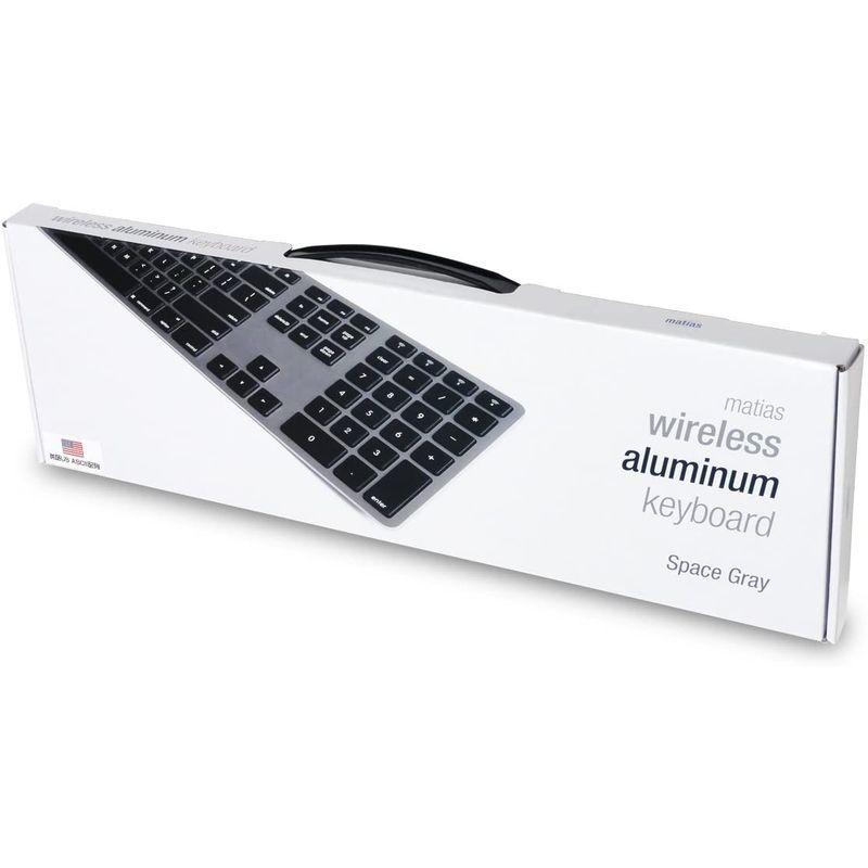 Matias Wireless Aluminum Keyboard Bluetooth3.0 MAC配列 英語版 マルチペアリング4台 スペ