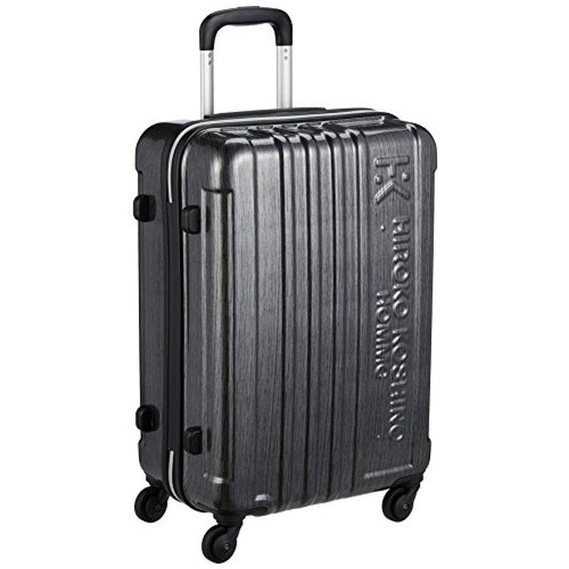 ヒロコ コシノ オム かわいい！ スーツケース 2~5泊対応 TSAロック付き 最大78%OFFクーポン 50L cm ブラック 3.1kg マチ幅調節機能付き 54