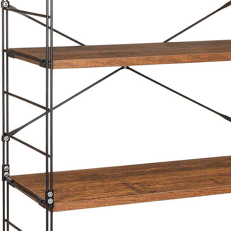 山善 ラック オープンシェルフ 幅85.5×奥行41.5×高さ162cm 5段 連結可能 簡単高さ調節 耐荷重約25kg(棚板1枚あたり) ラック オープンシェルフ 幅85 5×奥行41 5×高さ162cm 5段 連結可能 簡単高さ調節 耐荷重約25kg 棚板1枚あたり