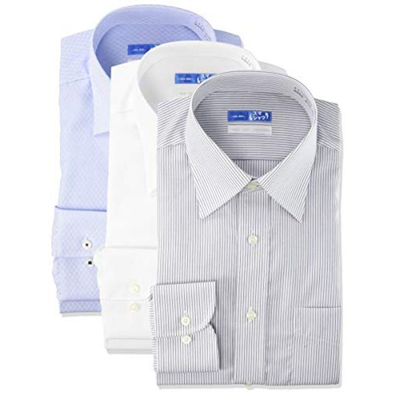 全品最安値に挑戦 スマートビズ ノーアイロン 長袖ワイシャツ 3枚セット 洗って干してそのまま着る 綿100% の優しい着心地 シンプルがかっこいい  シーンを gmrh.com.br
