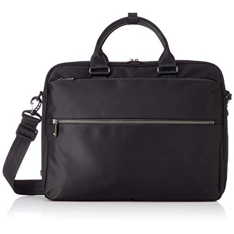 エースジーン ビジネスバッグ 15インチPC収納 B4 軽量 ボトルホルダー搭載 スリブライト No.62524 メンズ ブラック