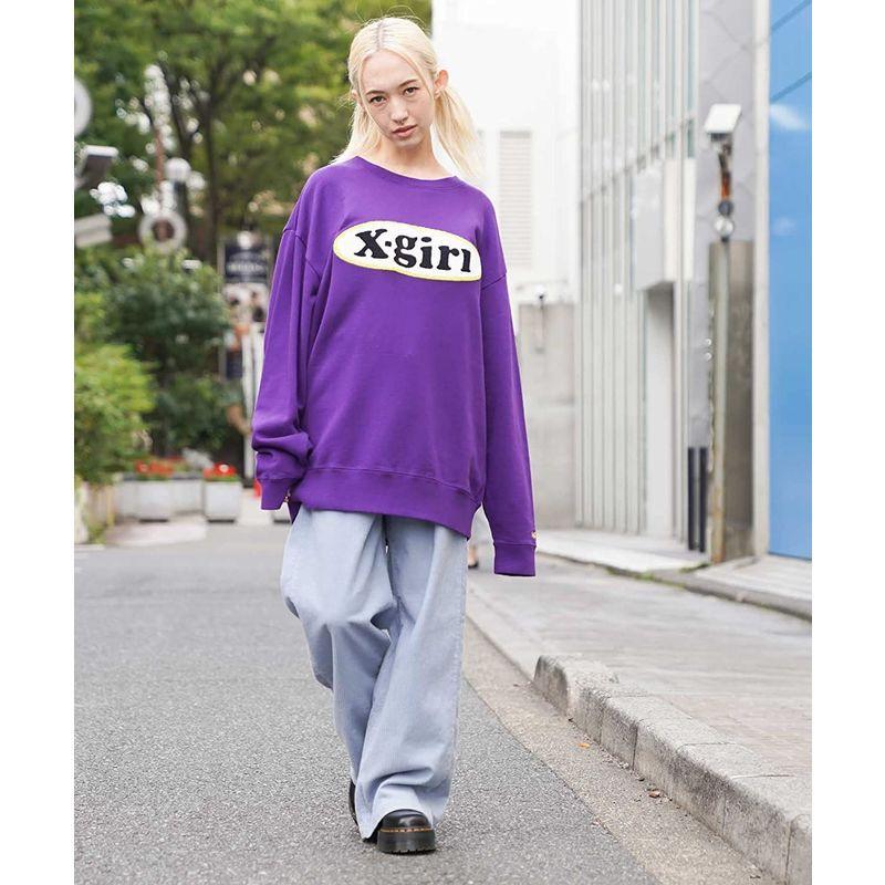メール便可 2セットまで エックスガール トレーナー CHENILLE