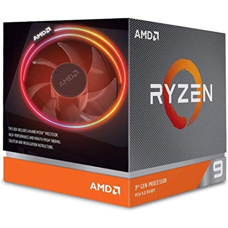 AMD Ryzen 9 3900X with Wraith Prism cooler 3.8GHz 12コア / 24