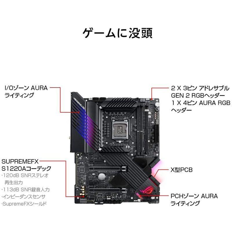 （新品,未開封） ASUS INTEL Z490 搭載 LGA1200 対応 マザーボード ROG MAXIMUS XII APEX ATX 【DG1084052364】(38709円)