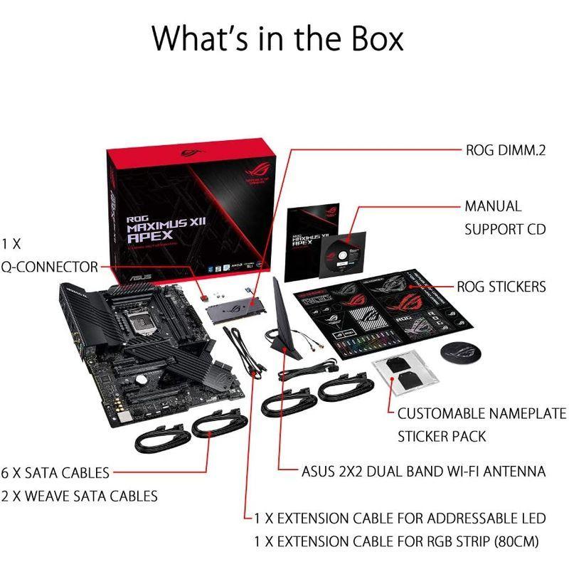 （新品,未開封） ASUS INTEL Z490 搭載 LGA1200 対応 マザーボード ROG MAXIMUS XII APEX ATX 【DG1084052364】(38709円)