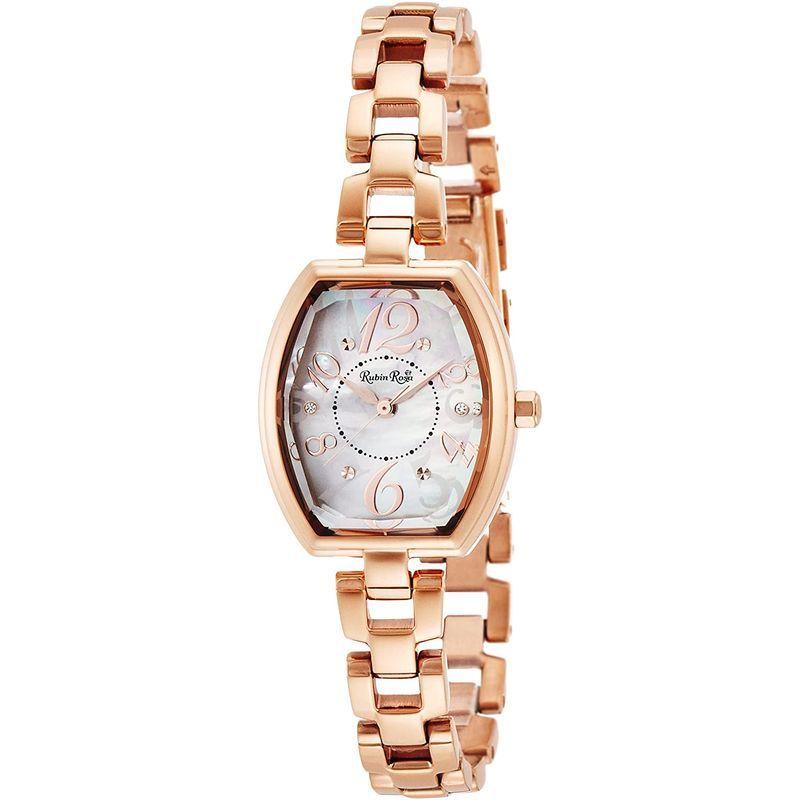 安住紳一郎アナ ルビンローザ 腕時計 R018SOLPPK ゴールド