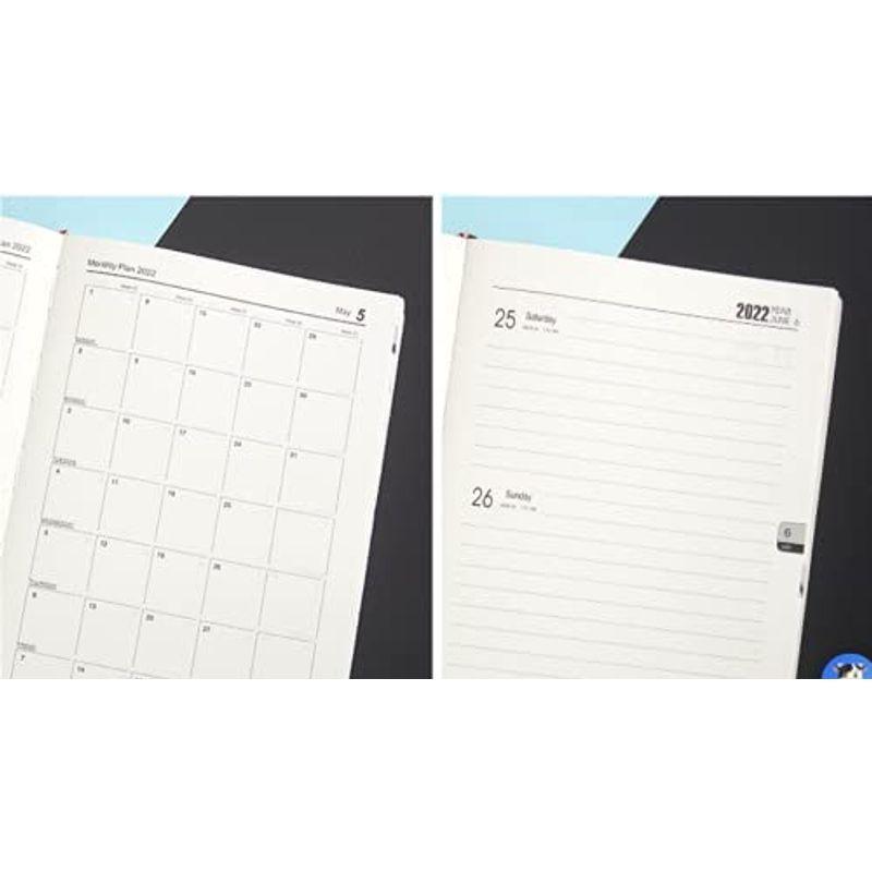 B6ノート カレンダー シール スケジュール帳 ビジネス手帳 予定表 無地 高知インター店