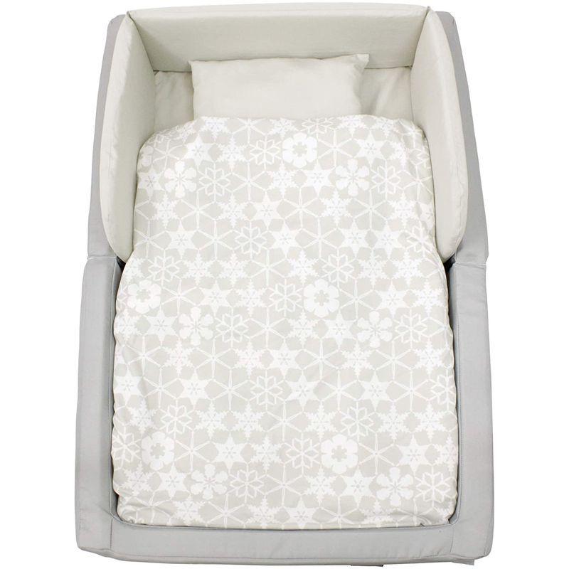 中古 カトージ 折りたたみミニベビー組布団 スノークリスタル フィットシーツ付 1個 (x 1) 05903 【E1825377791】(9968円)