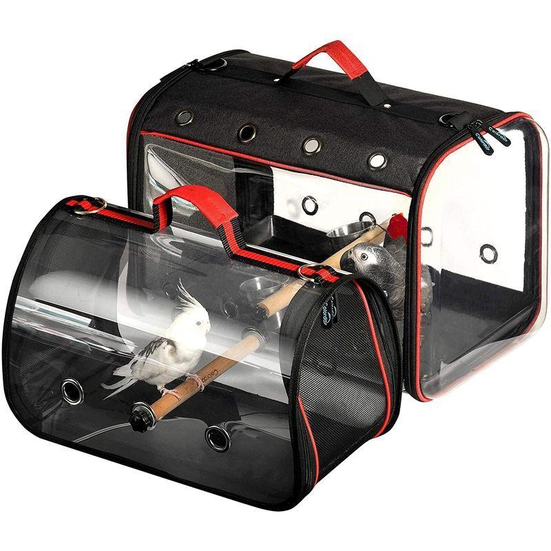 Colorday軽量 鳥用キャリーバッグ、鳥用トラベルケージ 鳥用キャリーバッグ 鳥用トラベルケージ