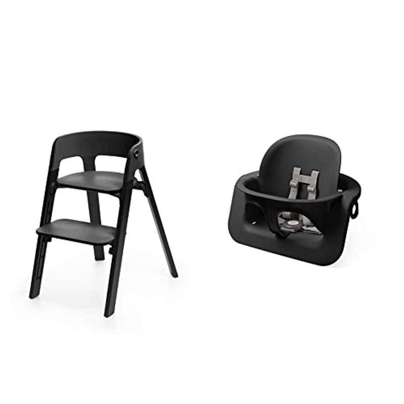 ワンピなど最旬ア! marutoeeセット商品STOKKE ストッケ ステップス 本体 ベビーセット ブラック ボディピアス 金属アレルギー対応 14G 16G 18G ストレートバーベル 軟骨ピアス ヘリックス トラガス ボディーピアス サージカルステンレス メンズ レディース 可愛い かわいい 金アレ HSP nnktp tibnp ポイント消化 消費